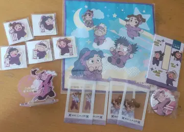 닌타마 란타로 4학년 묶음 판매 아크릴 스탠드 캔뱃지 손수건 봉투 카드