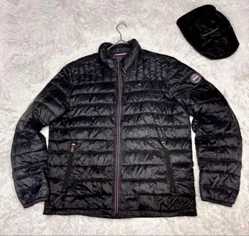 Tommy Hilfiger 블랙 다운 자켓 수납 봉투 포함