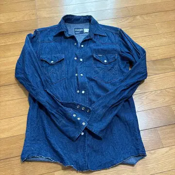 Wrangler 데님 셔츠 레귤러 핏