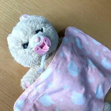 타카라토미 다코시테네룬 복슬복슬 봉제 인형 아기 고양이