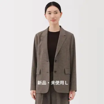 미사용 새상품 무인양품 기모 테일러드 자켓