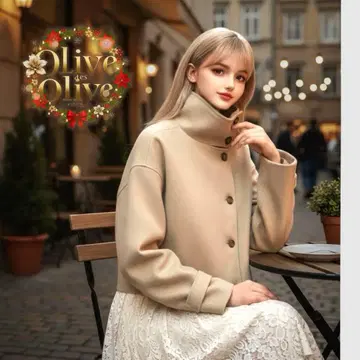 Olive des Olive 겨울 아우터 깔끔한 자켓 캐주얼