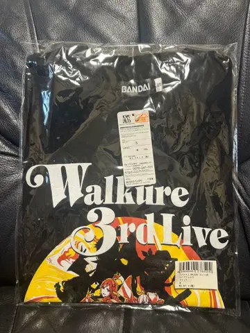 발키리 와르키레는 배신하지 않아 3rd Live 티셔츠 S 사이즈 블랙