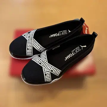 PUMA SOFTFOAM+ 슬립온 블랙