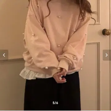 PERL SWEAT pink marryme, 트레이닝복, 맨투맨