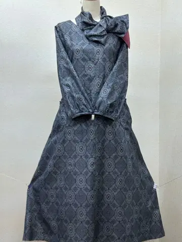 기모노 리메이크 오시마 명주 원피스 L 사이즈