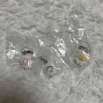 산리오 메지루시 액세서리 포근포근 스노우 마이멜로디 쿠로미 폼폼푸딩