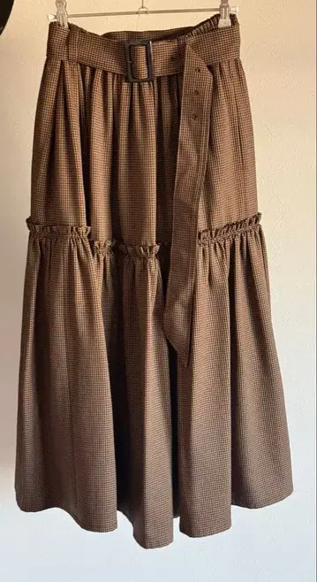 Ruimeme 건클럽 체크 개더 스커트