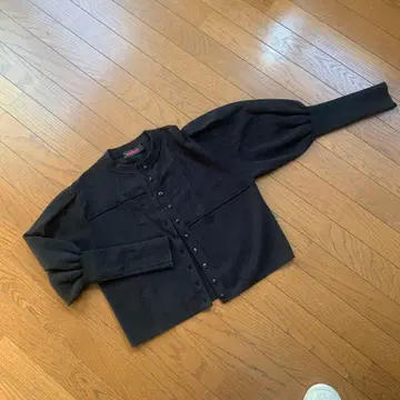 CABAn 블랙 긴팔 가디건