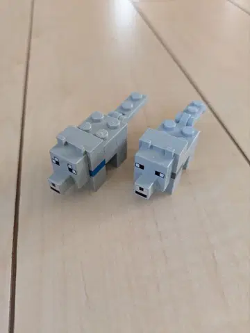 LEGO 늑대 2마리