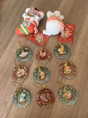 포켓몬 센터 크리스마스 오너먼트 키링 눈사람 파모 니아스퍼