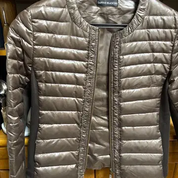 LAPINE BLANCHE 브라운 다운 자켓