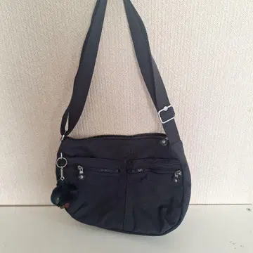 네이비 kipling 나일론 숄더백