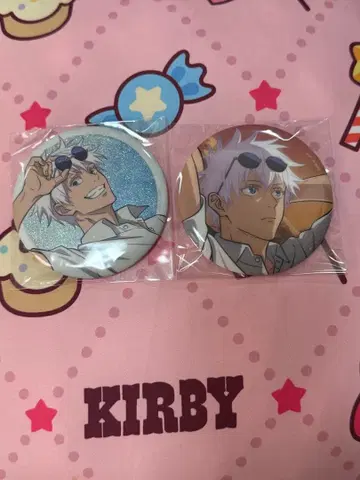 주술회전 SEGA 럭키 쿠지 고죠 사토루 고죠 캔 배지