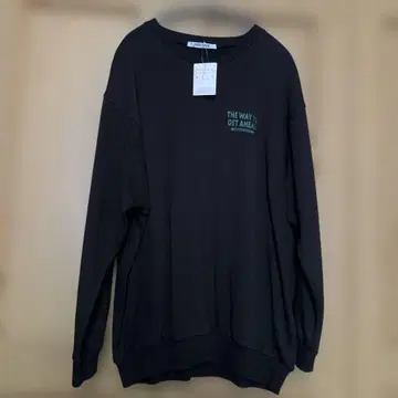 BOYS' ROOM 블랙 맨투맨 L