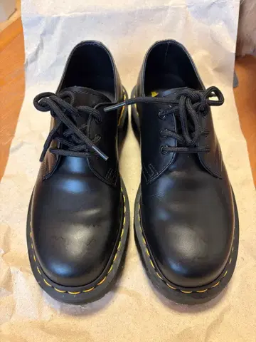Dr. Martens 3홀 신발 24cm 27643001 블랙