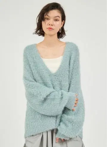 emmi 페더 라메 니트 풀오버