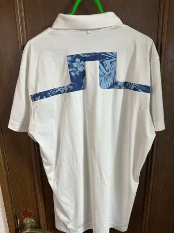 J.LINDEBERG 화이트 피케 셔츠