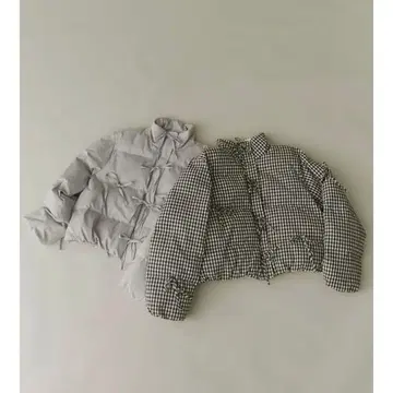 ribbon padded 자켓 / 리본 패딩 자켓