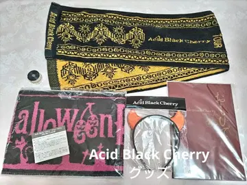 Acid Black Cherry 굿즈 4점 머플러 타월 외 yasu 은테