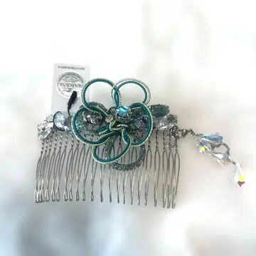 새상품 컴플렉스 비즈 빗 스와로브스키