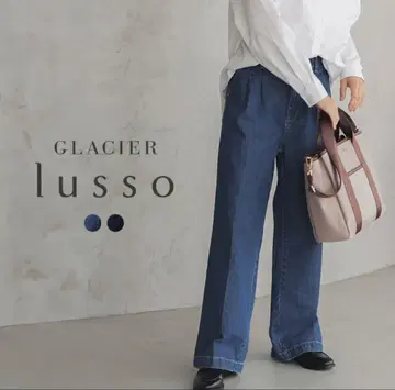 완판 Honeys 그라시아 루쏘 데님 와이드 스트레이트 팬츠 원 워시