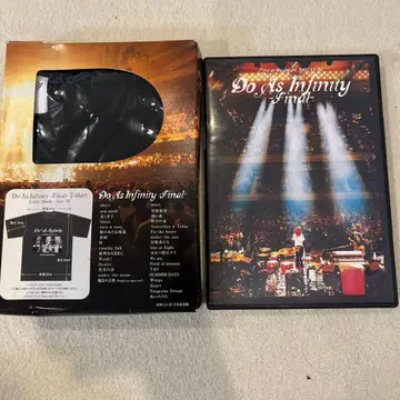 Do As Infinity Final DVD 티셔츠 미사용 새상품