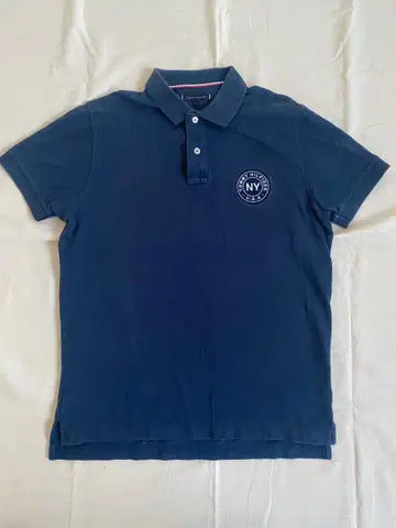 Tommy Hilfiger 네이비 피케 셔츠 S