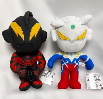 빅 봉제 인형 ~ 울트라맨 제로 울트라맨 베리알 2종 세트 미사용 새상품