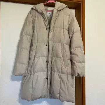 로페 피크닉 베이지 롱 다운 자켓 L