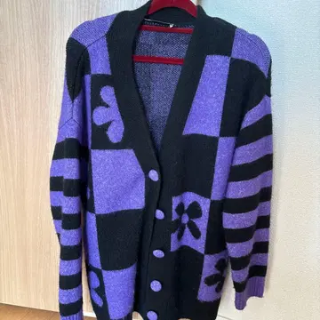 ZARA 패턴 가디건 M 사이즈