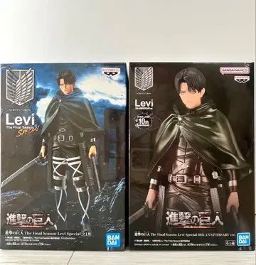 진격의 거인 리바이 피규어 2체 10th ver. 보통ver.