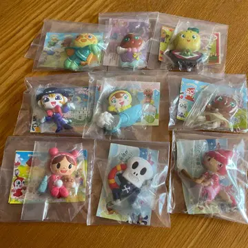 [ 새상품 ] 호빵맨 붙는거 9개 세트