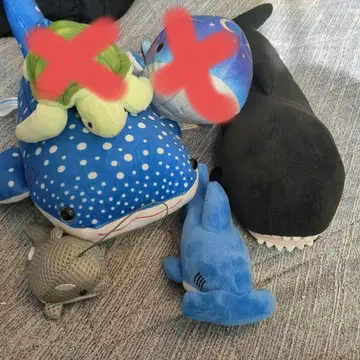 돌고래 진베이 상어 블랙 돌고래 봉제 인형 세트