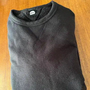 yetina 크루넥 맨투맨 트레이닝복 블랙 XL