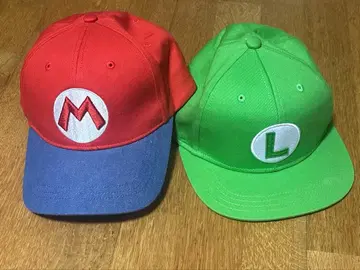USJ 유니버셜 마리오 루이지 모자 세트