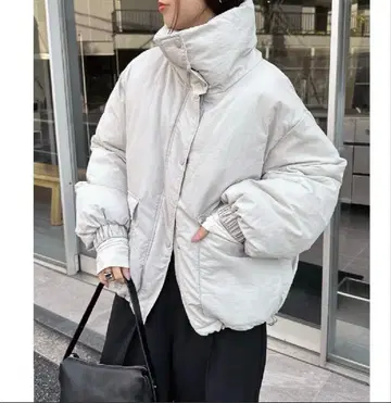 andme 패딩 자켓 그레이 L 사이즈