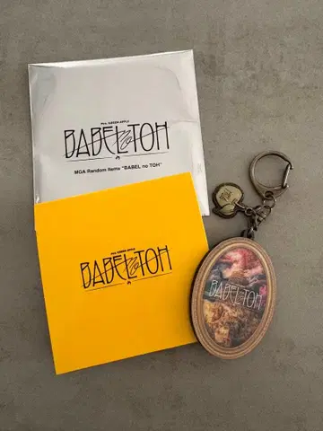 [ Mrs. GREEN APPLE ] BABELnoTOH 랜덤 키링 A