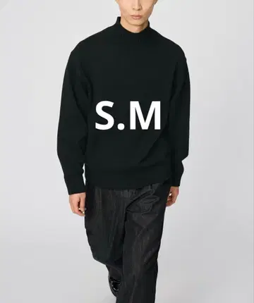 [ 완판템 ] 로우 게이지 하이넥 스웨터 M