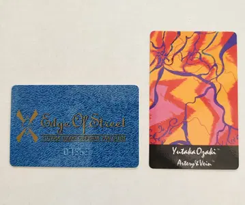 오자키 유타카 Edge Of Street 회원증 1993년 달력 카드