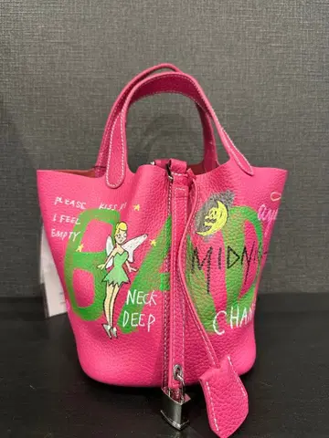 미사용 새상품 게르니카 큐브백 핑크 S