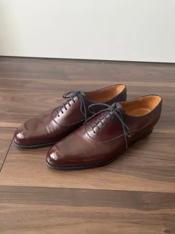 J.M.WESTON 다크 브라운 가죽 드레스 슈즈