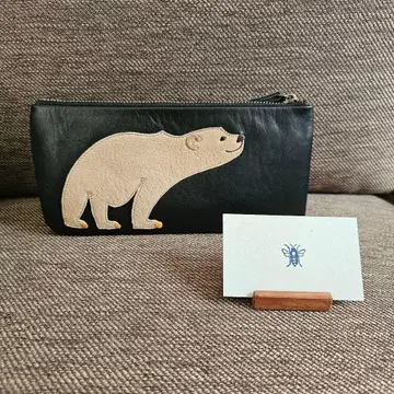 kurosawa 가죽 곰 파우치