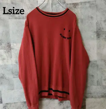 PS 폴 스미스 L사이즈 스마일 해피 맨투맨 자수