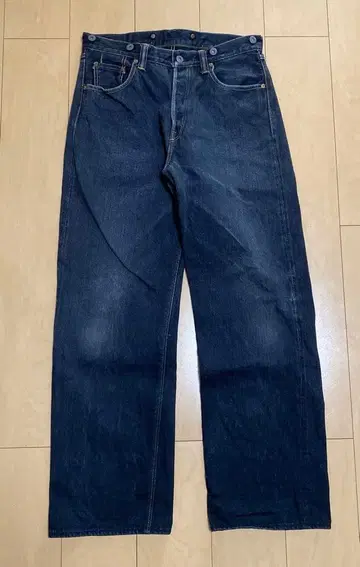 graphzero 헤리티지 청바지 한정판 블랙 데님 34inc 초기 데님