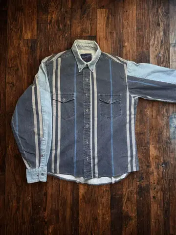 Wrangler 빈티지 데님 셔츠 USA 제조