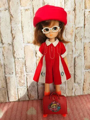 초대 리카짱 2대 리카짱 빨간색 레슨 백