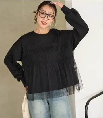 [ 미사용 새상품 ] FREAK'S STORE 맨투맨 겹튤 한정판 전개