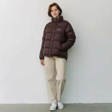 몽벨 다운 자켓 다크 브라운 L 사이즈