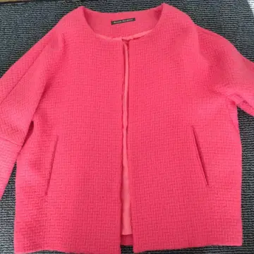 Mercerie Dressior 노카라 자켓 36 핑크